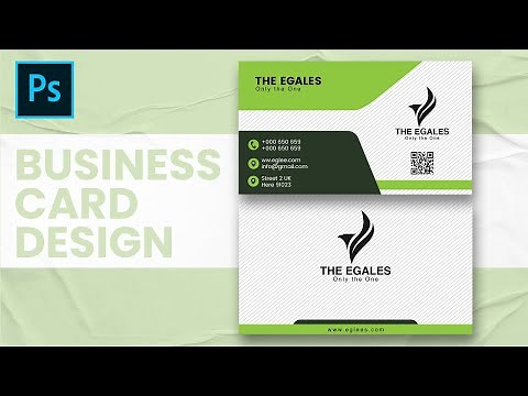How to Design a Professional Business Card in Photoshop | Tutorial (2022)