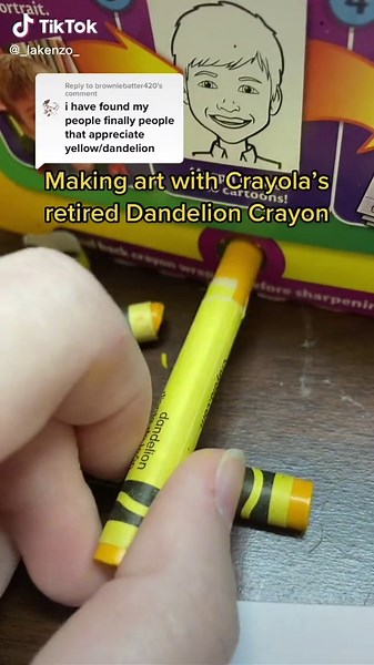 Missing Dandelion: Crayola Character Art Tribute