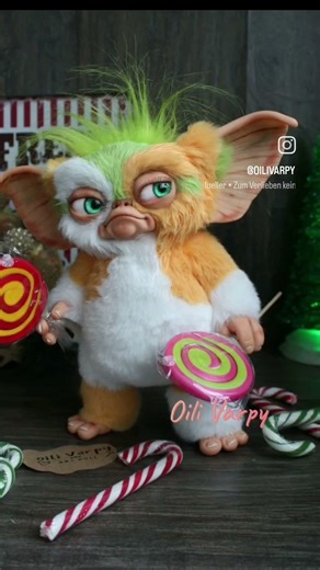 continuation of the work of Mogwai #gizmo #doll #art #artist