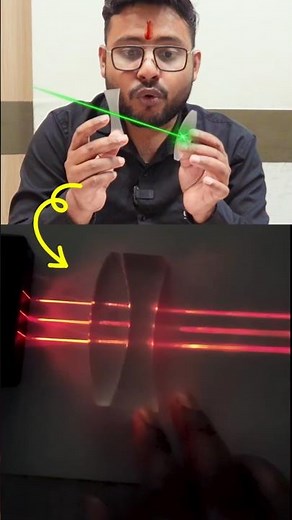 Ray Optics Practical 😱 Lens Experiment #shorts #rayoptics