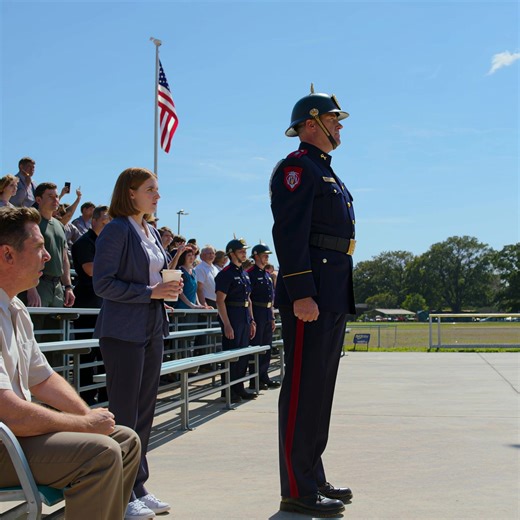 “She’s just a failure,” my dad told the couple in front of us at my brother’s military graduation. “Couldn’t handle discipline. Some kids just aren’t cut out for service.” I was sitting right behind him, holding a Styrofoam cup of bad coffee like a shield, pretending I didn’t hear every word he meant for me to hear. I didn’t argue. I didn’t turn around. I just sat on the edge of the bleachers in a plain navy blouse and windbreaker, looking exactly like what he wanted everyone to believe I was — 