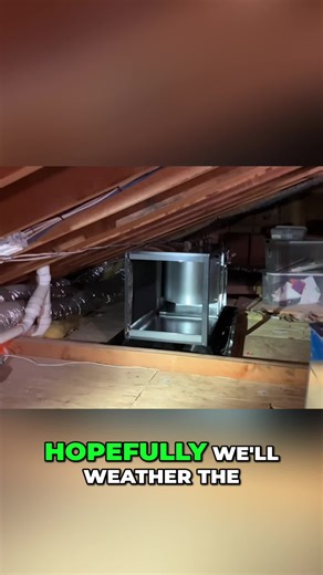 HVAC install in progress! Evaporator placement and custom supply plenum fabrication. #HVAC #Install #Fabrication #Mechanical