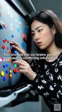 Your brain gets tricked by colors! #shorts