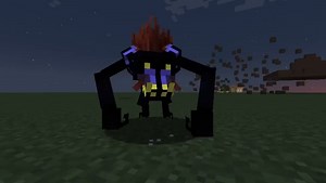Did you notice the drool particles? These can indicate to the perceptive player that an Elokosa is stalking them from above.#minecraft #moddedminecraft #mowzie #elokosa #bilokosa