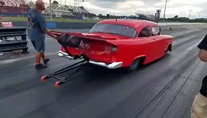 The 55 making it's first hit with that big 880 cubic inch Sonny's Hemi | Speed Society