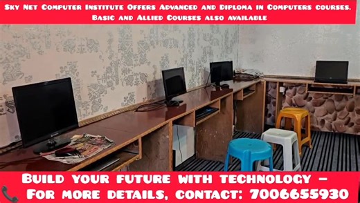 Sky Net Computer Offers Advanced and Deploma in Computer Courses Basic and Allied Courses Also Available | Sachnews Jammu Kashmir