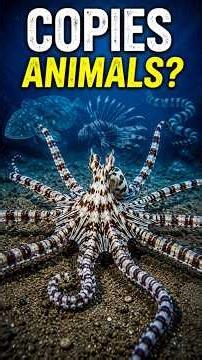This Octopus Copies Other Animals #oceananimals #marinemystery #marinelife #aquaticpets #fishing