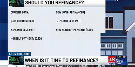 Financial expert breaks down the time to refinance