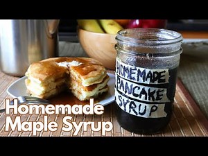 Homemade Pancake Syrup Recipe ~ No Corn Syrup