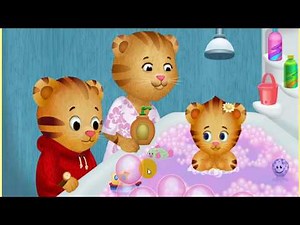 Daniel Tiger's Neighborhood Bathtime Helper - dress up - Videos For Kids