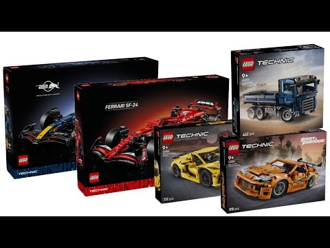 All LEGO Technic sets March 2025 Compilation/Collection Speed Build