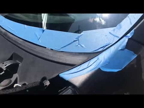 Ram Promaster Windshield Cowl Strip Fix