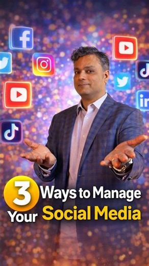 Top 3 Ways To Manage Your Social Media | #shorts