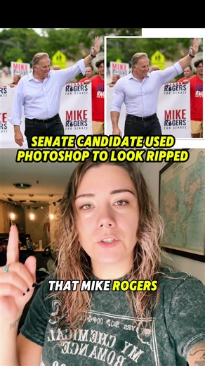 Mike Rogers skipped out on last night’s debate with Abdul El Sayed. Maybe he was worried that side by side, it’d be obvious his staff have been photoshopping his pictures. #news #mogged