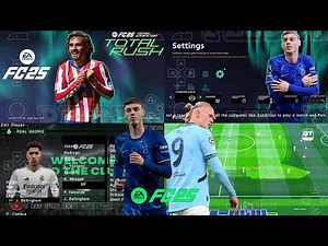 FIFA 2025 PPSSPP ORIGINAL OFFLINE DOWNLOAD| EA FC 25 PSP UPDATE FULL KITS 25 & TRANSFERS 4K GRAPHICS