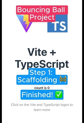 Bouncing Ball - Step 1: Scaffolding