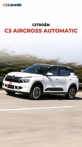 16K views · 146 reactions | Citroen is now trying to up its game with the automatic C3 Aircross. The C3 Aircross has always been pleasing to the eyes, it maintains its true essence of being a mechanically, well-tuned SUV. To know more download the CarWale app: bit.ly/3NRVDED #Citroen #CitroenC3Aircross #C3Aircross #CitroenIndia #SUV #CWActivity #CWVerdict #Cars #Carlife #automotive | CarWale | Facebook