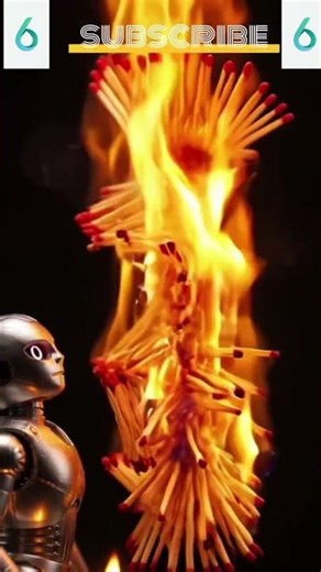 Infinite Matchstick Fire Spiral: Satisfying Chain Reaction ⚡🔥