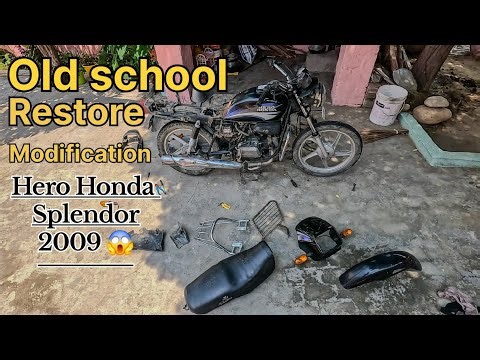 Old model Splendor modify into new model | how to remove parts of Splendor | Restore Splendor