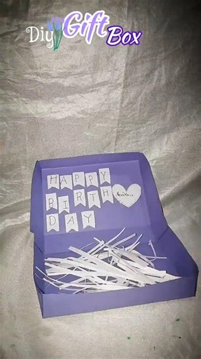 👆🏻click here to watch part2 DIY Birthday Gift Box Making Handmade Gift Box Part l1 #shorts #viral