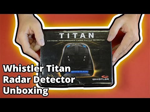Whistler Group Titan Laser Radar Detector 50th Anniversary Unboxing