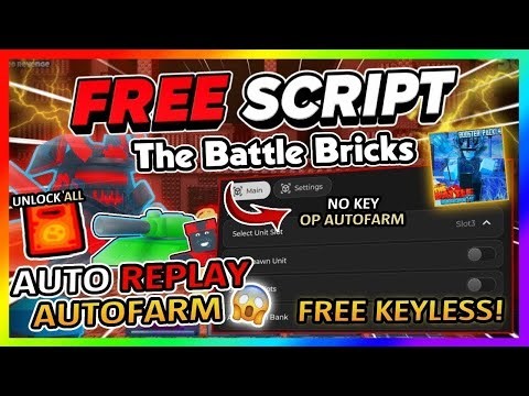 The Battle Bricks Script *NO KEY* - AUTOFARM, AUTO WIN, AUTO REPLAY, DUPE & More!