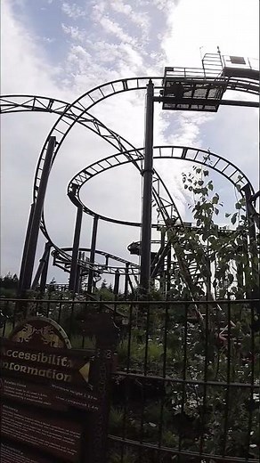 Drakon Ride At Paultons Park #rollercoaster #themepark