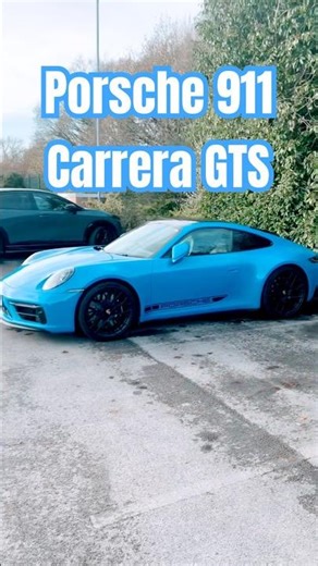 Electric blue 911 Carrera GTS in the Wild!