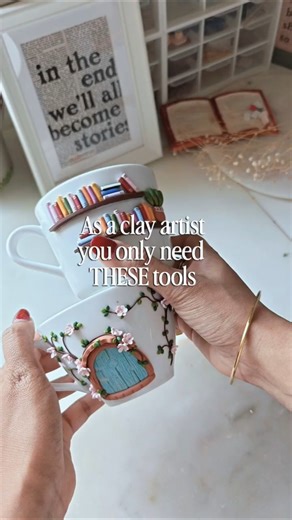These are the ONLY tools you need to start you Clay Craft Journey! #claytools #polymerclaytools