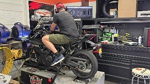 26 reactions | Lil R7 getting tuned in with full Akrapovic exhaust system | Evansville Super Bike Shop | Facebook