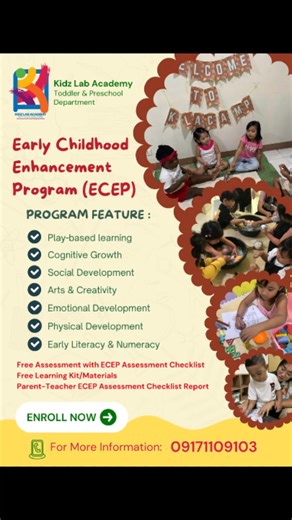 𝐋𝐨𝐯𝐞 & 𝐋𝐚𝐮𝐠𝐡𝐭𝐞𝐫 𝐢𝐧 𝐎𝐮𝐫 𝐄𝐚𝐫𝐥𝐲 𝐂𝐡𝐢𝐥𝐝𝐡𝐨𝐨𝐝 𝐄𝐧𝐡𝐚𝐧𝐜𝐞𝐦𝐞𝐧𝐭 𝐏𝐫𝐨𝐠𝐫𝐚𝐦! At Kidz Lab Academy, we believe that early childhood is not just about academics — it is about shaping character, building confidence, and nurturing compassionate hearts. Through play-based learning, arts and crafts, and guided social interaction, our young learners are growing not only in knowledge but also in empathy, friendship, and gratitude. -We nurture the minds and develop the hand