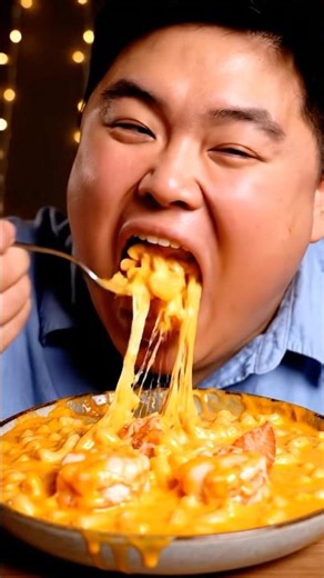 Lobster Mac & Cheese Mukbang | Cheesy Pull ASMR #asmr #mukbang #mukbanginternational #FullCheeks