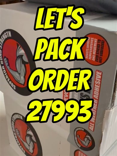 LET'S PACK ORDER 27993 ... MANY THANKS FOR YOUR ORDER #screwshop #warehousing #screws #letspack #packanorderwithme #orderpicker
