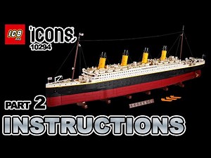 LEGO Icons 10294 Titanic – 4K Build Instructions Slideshow (Part 2 of 3)