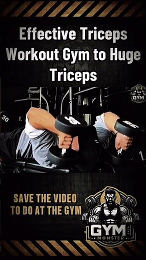 Effective Triceps Workout at the Gym | Build Huge Triceps Fast#TricepsWorkout#BigTriceps#HugeTriceps