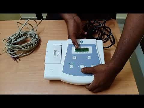 GE MAC i ecg machine setup and operating procedure @ INBAM healthcare