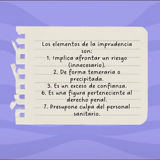 Te explico que es la imprudencia; esta es un tipo de mala praxis médica. #imprudencia #malapraxis #negligenciamedica #dolo #culpa #laurarpm