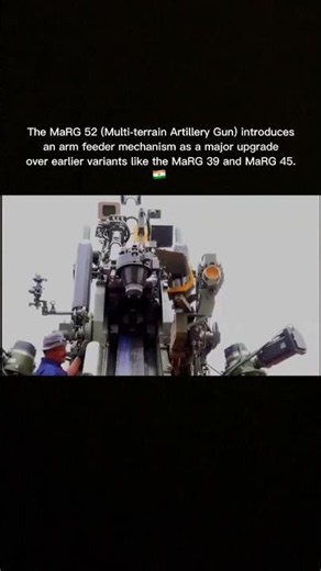 Indian Army MaRG 52 | Advanced Mounted Gun System with Arm Feeder #youtubeshorts #indianarmy #indian
