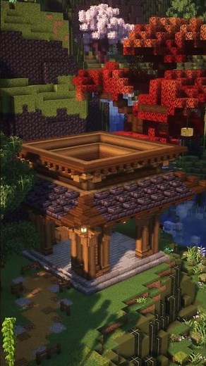 【Minecraft】How to Build a Japanese Shrine