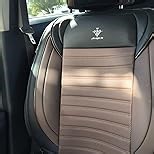 Car Seat Cover for Scion Xb 2004-2015 Full Coverage Nappa Leather Car Seat Protector, Fashion Anti-Slip Waterproof Breathable Easy to Install, Auto Interior Accessories(Full Set,Black&Blue)