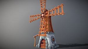 Windmill Stylized - Download Free 3D model by _Alexandr (@a_l_e_x_a_n_d_e_r)
