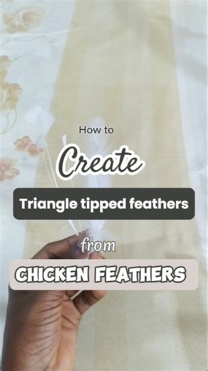 Another feather shaping technique here. #diy #diyshorts #handmade