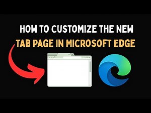 How to Customize the New Tab Page in Microsoft Edge