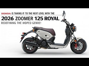 ホンダが本気出した！2026年ズーマー125ロイヤル登場🔥原付の常識をぶっ壊す“高級スクーター”がヤバすぎる！💥【HONDA ZOOMER 125 ROYAL】
