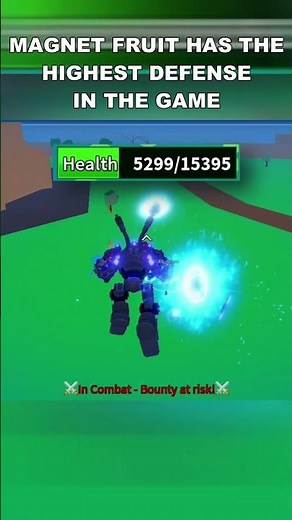 MAGNET FRUIT HAS THE HIGHEST DEFENSE IN THE GAME... (Blox Fruits)