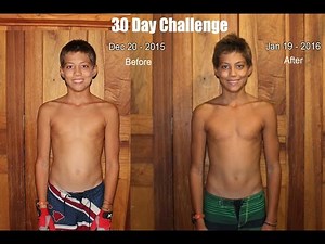 Push Up Pull Up 30 Day Challenge RESULTS! - 14 year old