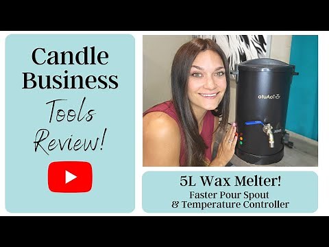 Wax Melter for Candle Business or DIY Candle Making Review and Tutorial
