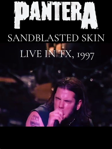 Pantera Live: Sandblasted Skin Performance in 1997
