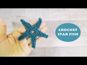 How to crochet a star fish applique? | Crochet With Samra