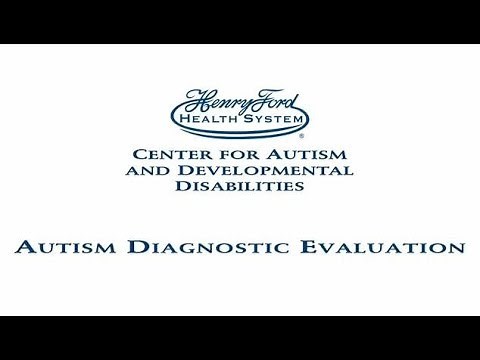 Autism Diagnostic Evaluation Process